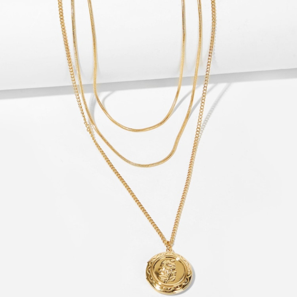 rose locket necklace